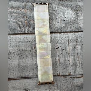 Iridescent with Gold Watch Band